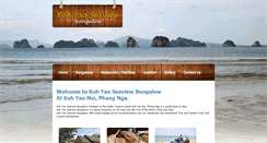 Desktop Screenshot of kohyao-seaview-bungalow.com